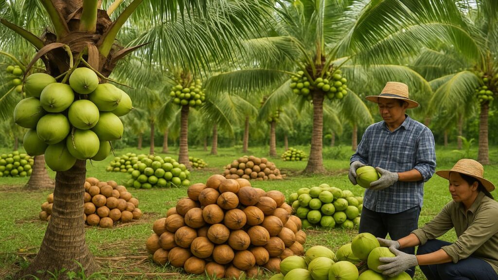 Investor dari Tiongkok Tanam Modal di Sektor Kelapa Dorong Hilirisasi dan Perekonomian Lokal